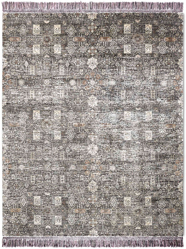 Agra Original on Charcoal Teppich
