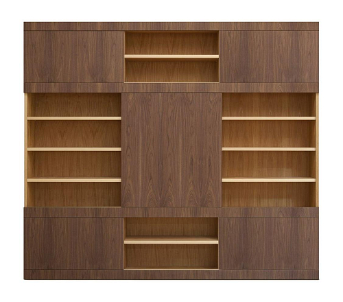 Maschera Bücherregal aus Holz