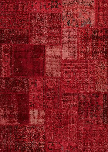 Rot Patchwork Teppich