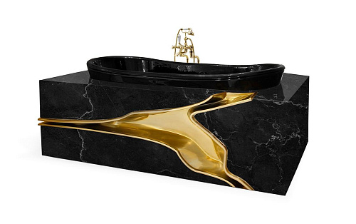 Fractured Marmor Badewanne