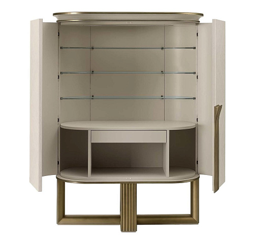 Elfenbein‑Gold Buffet‑Schrank