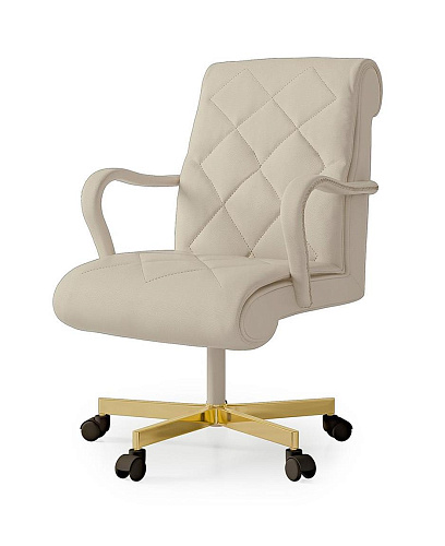 Secret Love Niedriger Leder-Bürostuhl