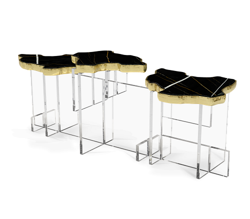 Nero Obsidian XL Beistelltisch