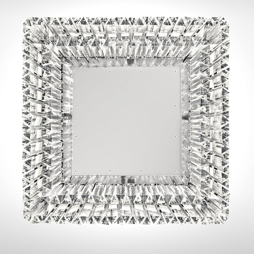 Quadratischer Kristall-Kronleuchter