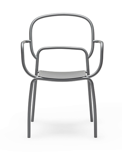 Moyo Grauer Outdoor-Stuhl (3er-Set)