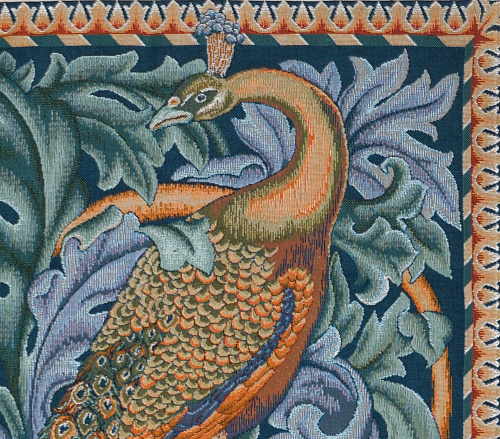 Der Pfau, William Morris Wandteppich