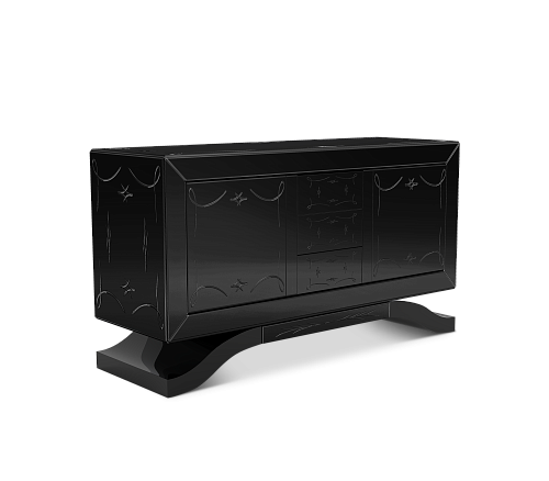 Cosmopolitan Schwarzes Sideboard
