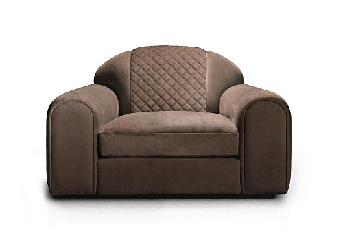 Sessel mit geometrischer Naht