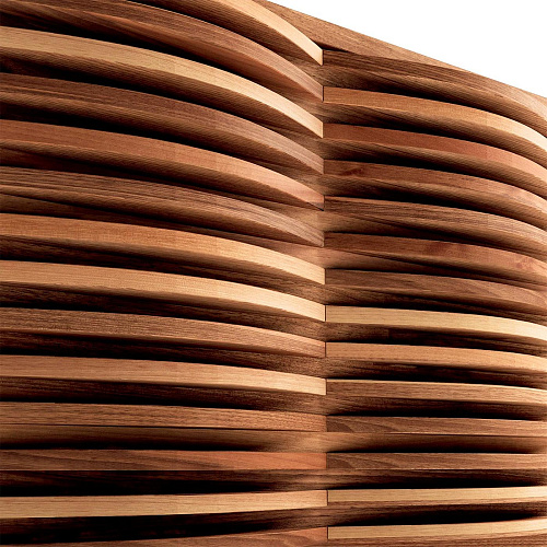 Onda Natürliches massives Walnuss‑Sideboard