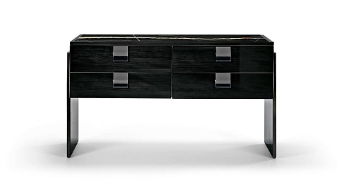 Schwarzer Aktenschrank