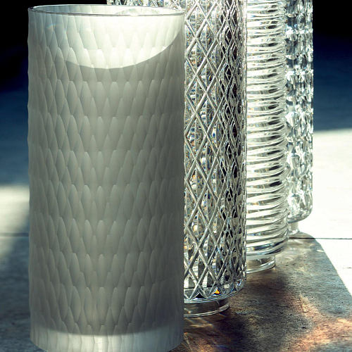 Hexagon Matte Italienische Kristallvase