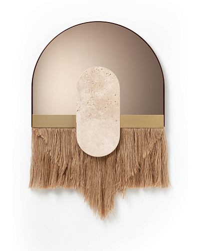 Souk Ecru Cream Dekorativer Wandspiegel