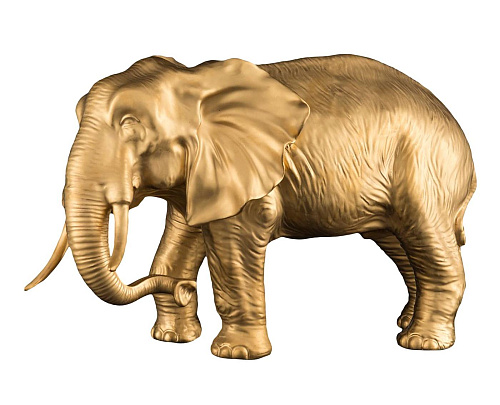 Elefant Gold Skulptur