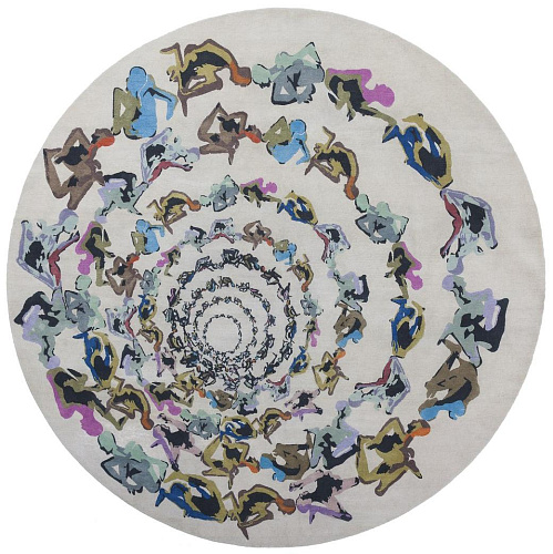 Human Circle Inferno Teppich