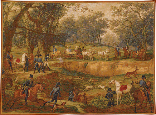 Napoleonische Jagd Wandteppich