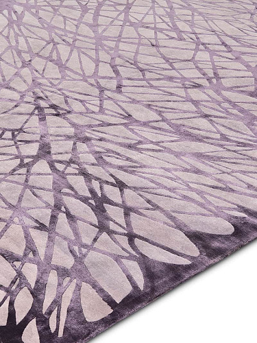 Dresden Light Mauve auf Flieder Teppich