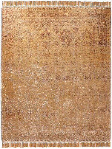 ZeroPile Ex Tiefviolett auf Beige‑Mix Teppich