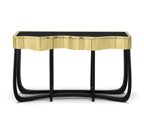 Serpentine Gold‑Konsole