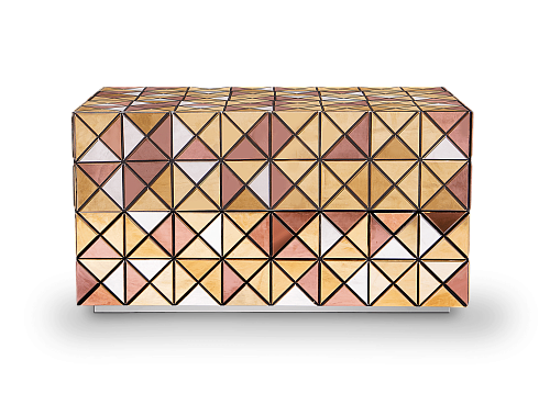 Pixelierter Nachttisch