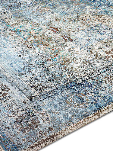 Hundred Million Blue Mix Teppich