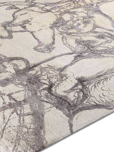 Elephants Original auf Beige Teppich