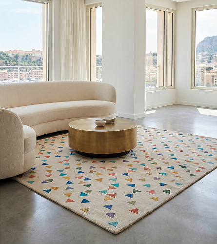 Confetti Field Sand Teppich