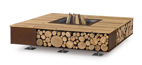 Toast Feuerschale Holz