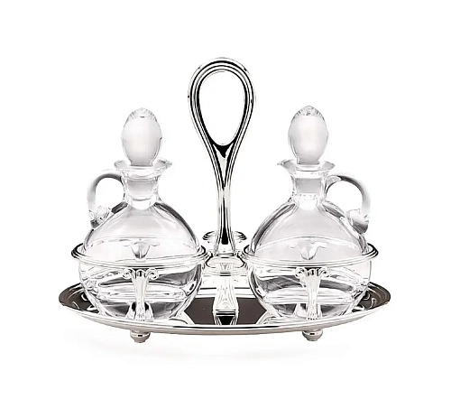 Englisches ovales Würzflaschen‑Set