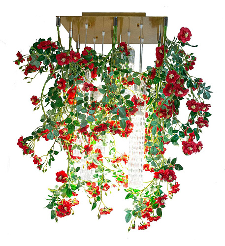 Red Roses Square Kronleuchter