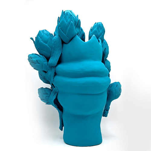 Maure‑Kopf Skulptur