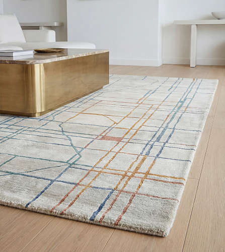 Linen Grid Teppich