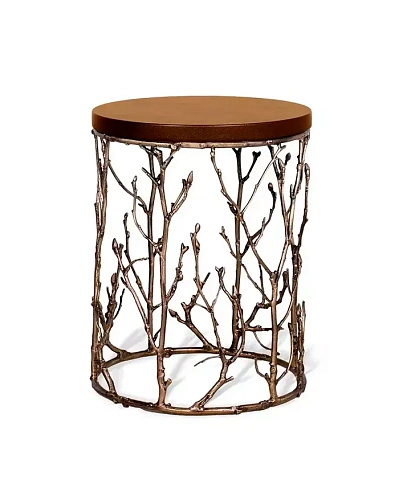 Elowen Kunstleder‑Beistelltisch