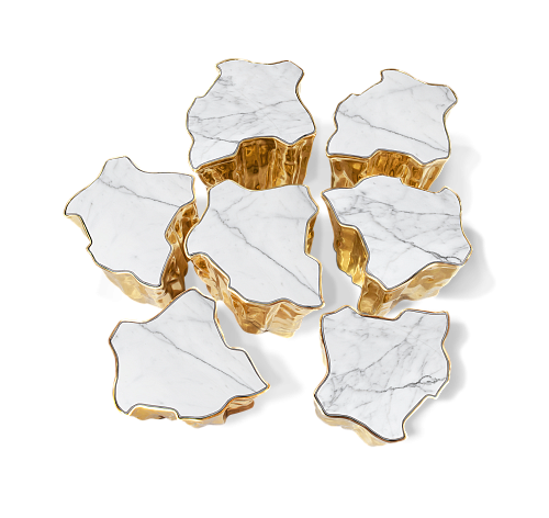 Paradise Serie Elfenbein‑Couchtisch