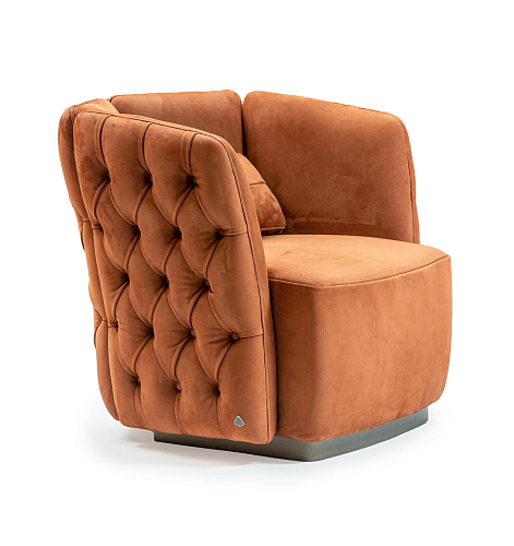 Ford Rust Velvet Sessel