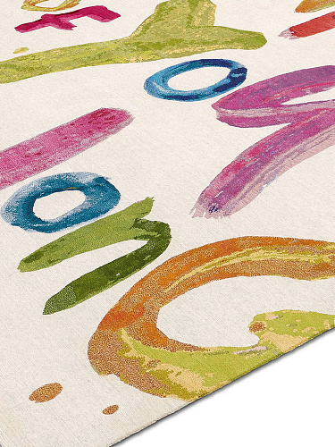 Handwriting I am thinking… Original auf Weiß Teppich