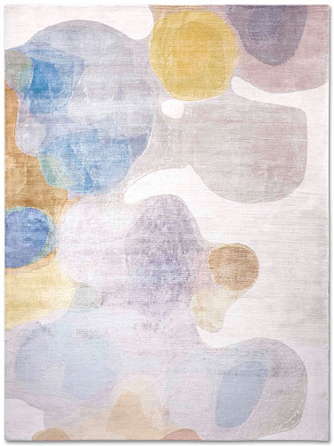 Pastel auf Weiß Teppich