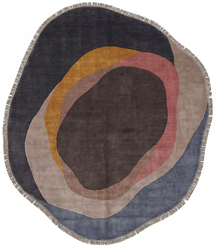 Organic Orbit Midnight Teppich