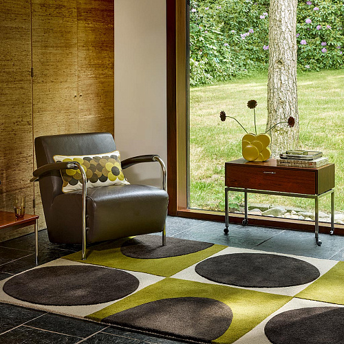 Spot Square Walnut/Lichen Teppich
