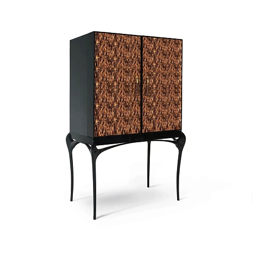 Allure Gold‑Feder‑Barschrank