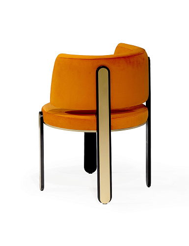 Tiffany Orange Esszimmerstuhl