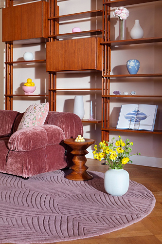 Folia Mink 38902 Runder Teppich