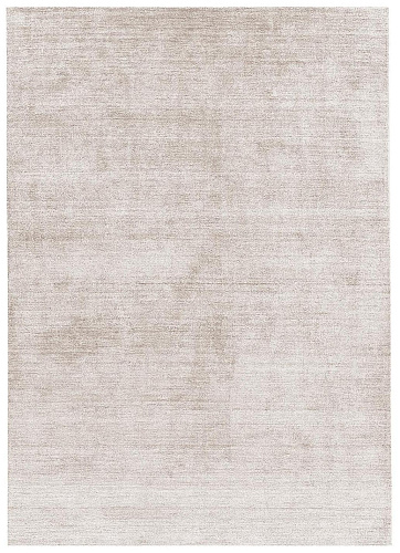 Offwhite Bambusseide Teppich