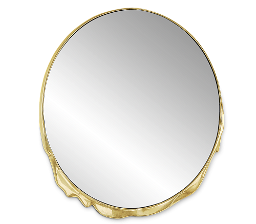 Lava Gold‑Spiegel