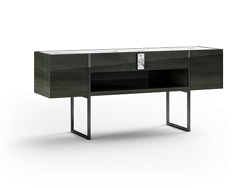 Holz‑Marmor‑Sideboard