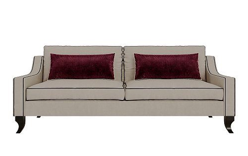 3-Sitzer-Sofa mit Kissen