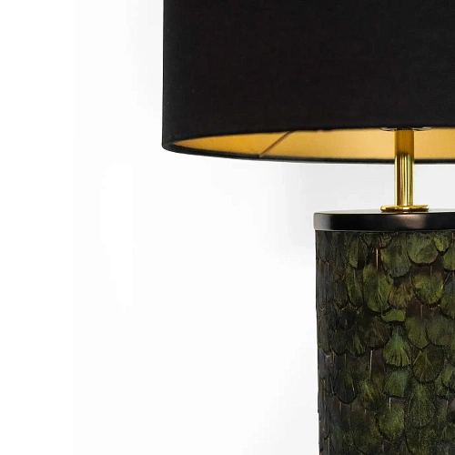 Tailor Pfauenfeder Tischlampe