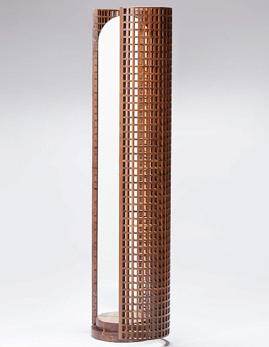 Handwerklicher Holz-Standspiegel