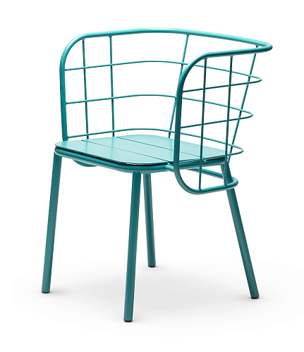 Jujube SP Aquafarbener Outdoor-Stuhl