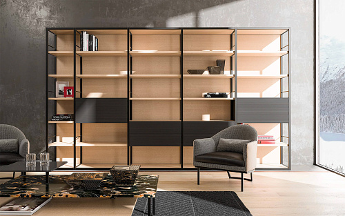 Modulares Bücherregal