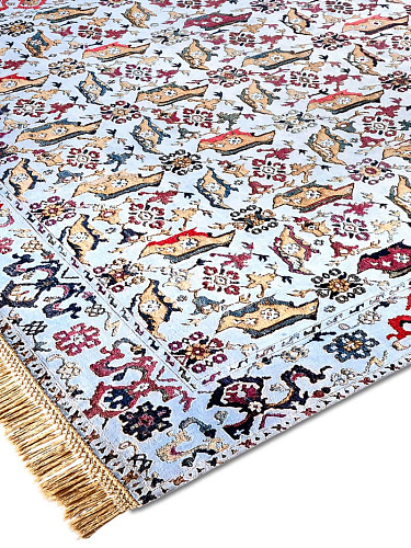 BirdUshak Reverse Original Hellblau Teppich